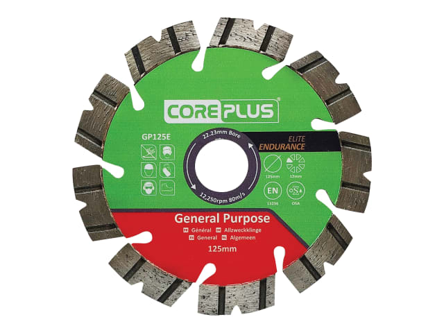 CORDBGP125E GP125E Elite General-Purpose Diamond Blade 125mm
