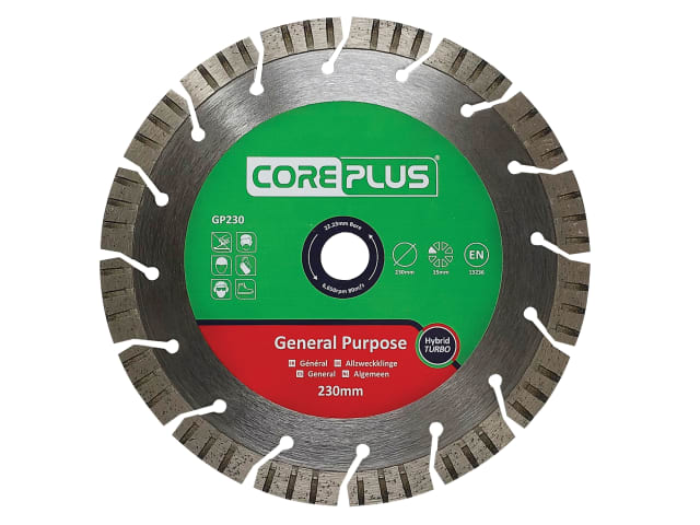 CORDBGP230 GP230 General-Purpose Hybrid Turbo Diamond Blade 230mm