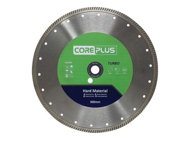 CORDBHM300 HM300 Hard Material Turbo Diamond Blade 300mm