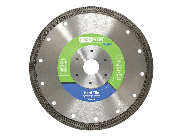 CORDBHT200 HT200 Hard Tile Turbo Diamond Blade 200mm
