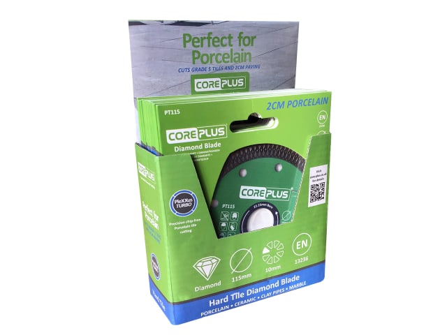 CORDBP115CDU Porcelain Diamond Blade 115mm CDU of 15 Blades