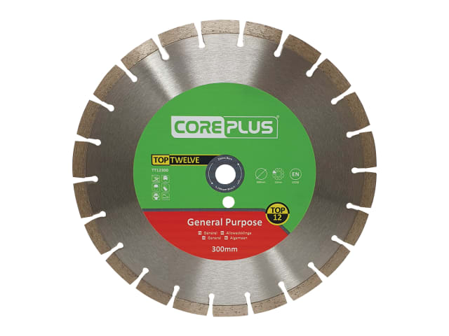 CORDBTT12300 Top Twelve General Purpose Diamond Blade 300mm
