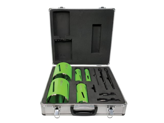 CORDCDKIT11 DCDKIT11 Diamond Dry Core Drill Bit Set, 11 Piece