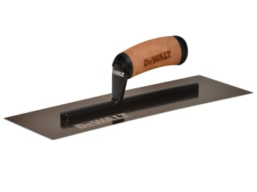 DDW2972 Curved Gold Stainless Steel Finishing Trowel 14in