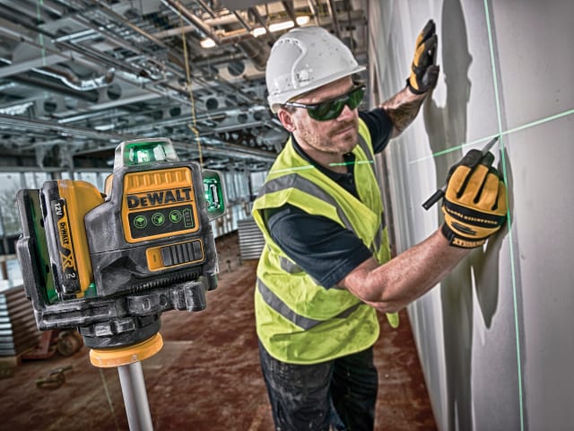 DEW089D1G DCE089 D1G Self-Levelling Green Multi Line Laser 12V 1 x 2.0Ah Li-ion