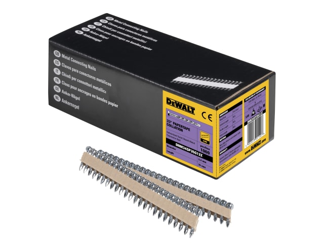 DEW34SP35G12 Galvanised Metal Connector Twist Nail 3.4 x 35mm (Pack 1000)