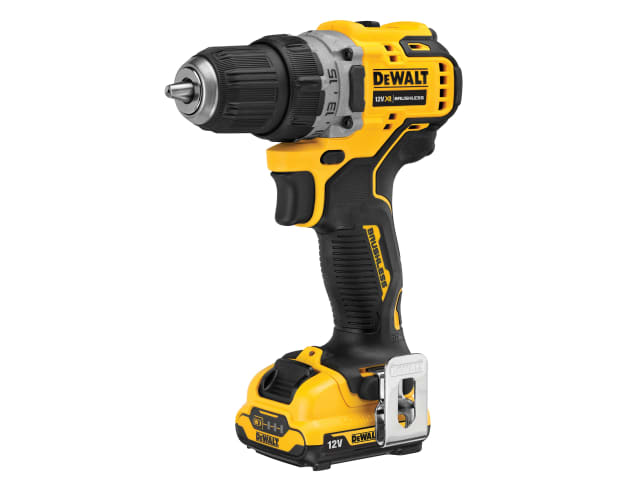 DEWDCD701D2 DCD701D2 XR Brushless Sub-Compact Drill Driver 12V 2 x 2.0Ah Li-ion