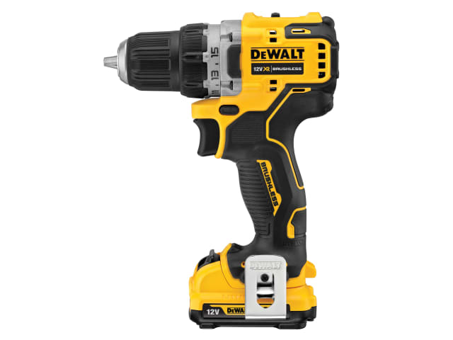 DEWDCD701D2 DCD701D2 XR Brushless Sub-Compact Drill Driver 12V 2 x 2.0Ah Li-ion