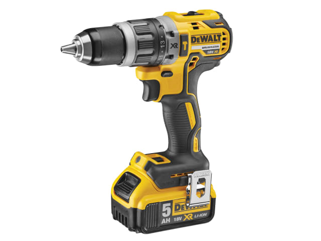 DEWDCD796P1 DCD796P1 XR Brushless Combi Drill 18V 1 x 5.0Ah Li-ion