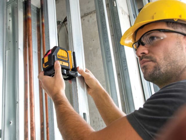 DEWDCE088D1R DCE088D1R Self-Levelling Red Cross Line Laser 12V 1 x 2.0Ah Li-ion