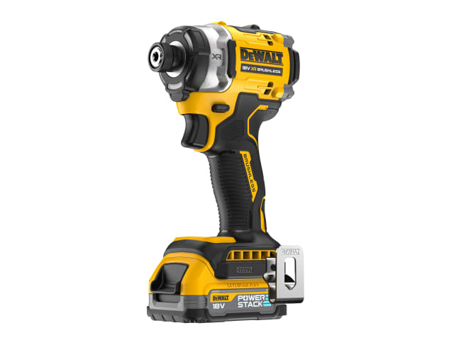 DEWDCF860E2T DCF860 E2T XR BL Impact Driver 18V 2 x 1.7Ah POWERSTACK™ Li-ion