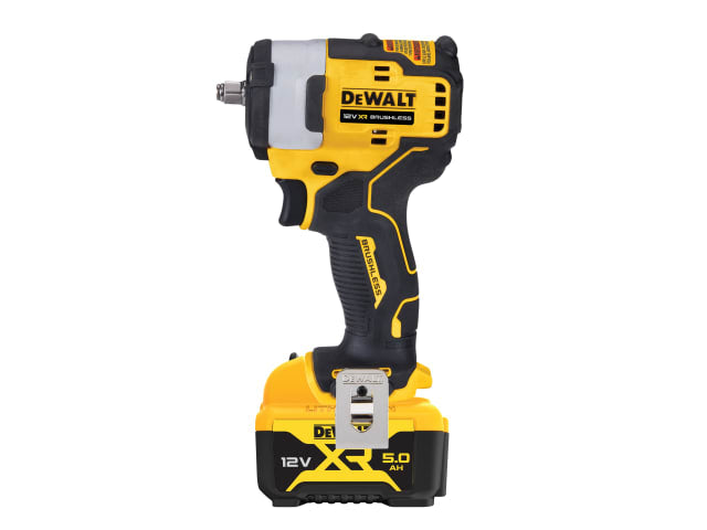 DEWDCF903P1 DCF903P1 XR Brushless 3/8in Impact Wrench 12V 1 x 5.0Ah Li-ion