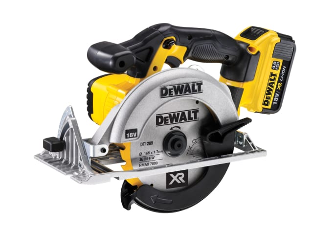 DEWDCS391M2 DCS391M2 Premium XR Circular Saw 165mm 18V 2 x 4.0Ah Li-ion