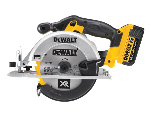 DEWDCS391M2 DCS391M2 Premium XR Circular Saw 165mm 18V 2 x 4.0Ah Li-ion