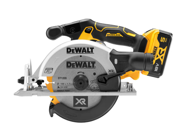 DEWDCS565P2 DCS565P2 XR Brushless Circular Saw 18V 2 x 5.0Ah Li-ion