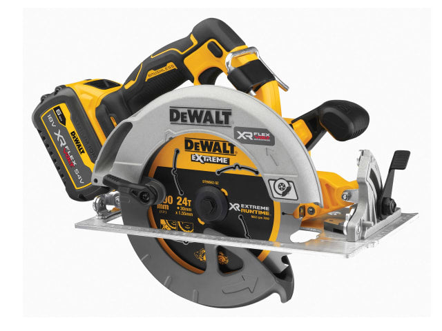 DEWDCS573T1 DCS573T1 XR Advantage Circular Saw 190mm 18V 1 x FlexVolt 6.0Ah Li-ion