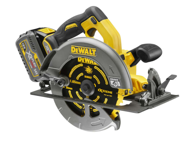 DEWDCS575T2 DCS575T2 FlexVolt XR Circular Saw 190mm 54V 2 x 2.0Ah Li-ion