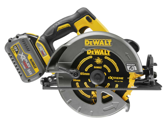 DEWDCS575T2 DCS575T2 FlexVolt XR Circular Saw 190mm 54V 2 x 2.0Ah Li-ion