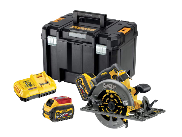 DEWDCS579T2 DCS579T2 XR FlexVolt Circular Saw 190mm 54V 2 x 2.0Ah Li-ion