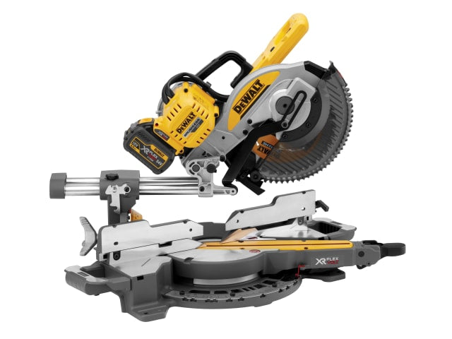 DEWDCS727T2 DCS727T2 XR FlexVolt Slide Mitre Saw 250mm 54V 2 x 2.0Ah Li-ion