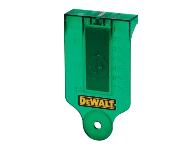 DEWDE0730G DE0730G Green Laser Target Card