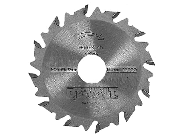 DEWDT1306QZ DT1306 Extreme Biscuit Jointer Blade 102 x 22 x 12 Tooth