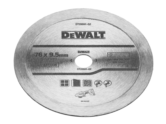 DEWDT20591QZ DT20591 Diamond Tile Blade 76mm