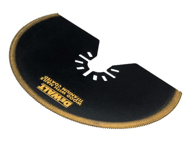 DEWDT20709 Multi-Tool Titanium Semi Circle Blade 100mm