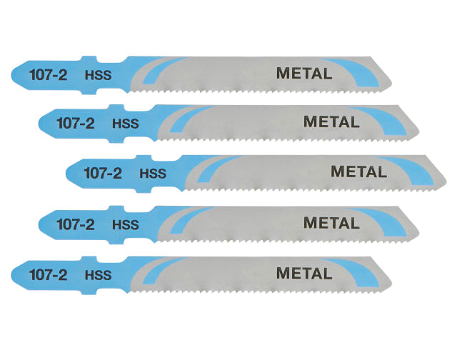 DEWDT2160QZ HSS Metal Cutting Jigsaw Blades Pack of 5 T118A