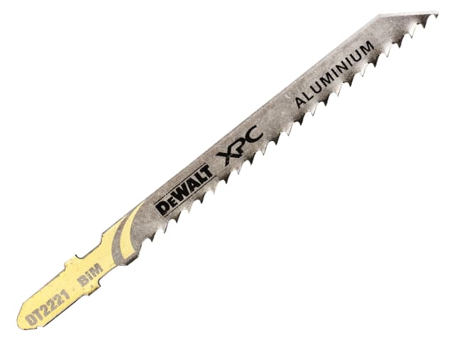 DEWDT2221QZ XPC Bi-Metal Aluminium Jigsaw Blades Pack of 3 T127DF