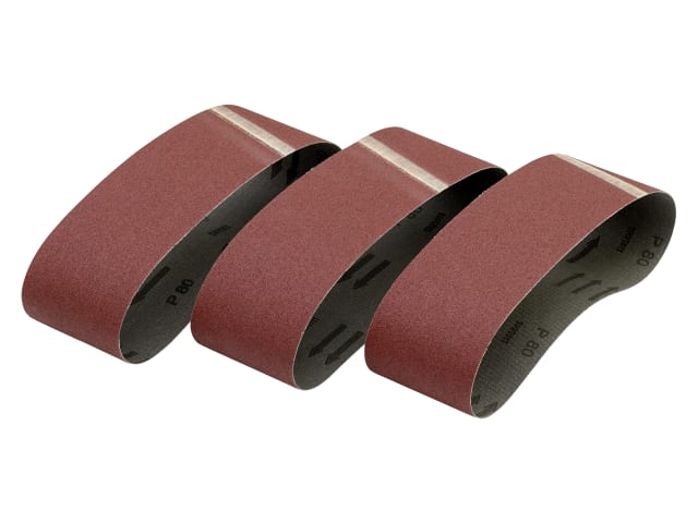 DEWDT3378QZ Sanding Belt 533 x 75mm 120G Pack of 3