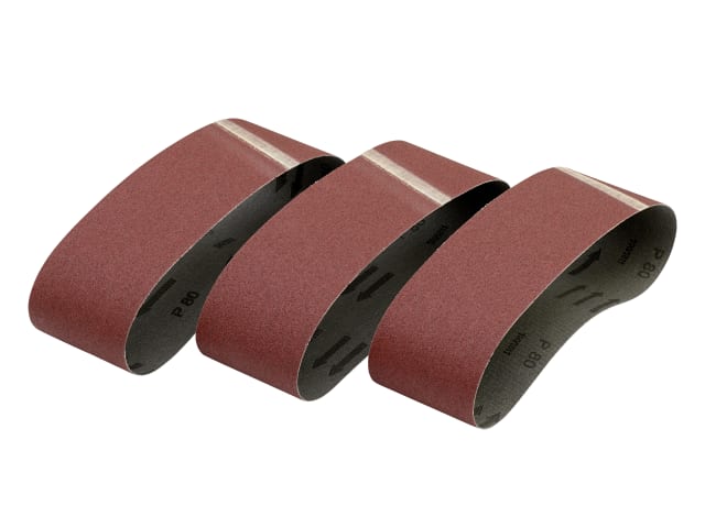 DEWDT3628QZ Sanding Belt 533 x 75mm 100G Pack of 3