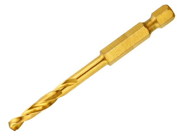 DEWDT50005QZ Impact Titanium Drill Bit 4.5mm OL:75mm WL:31mm