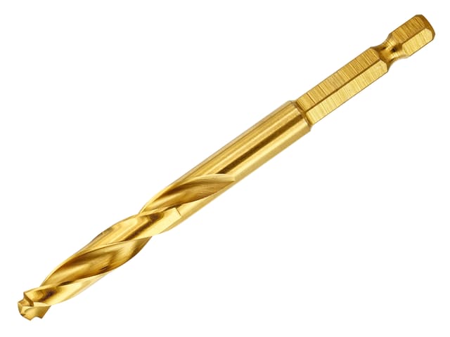 DEWDT50015QZ Impact Titanium Drill Bit 9.0mm OL:102mm WL:50mm