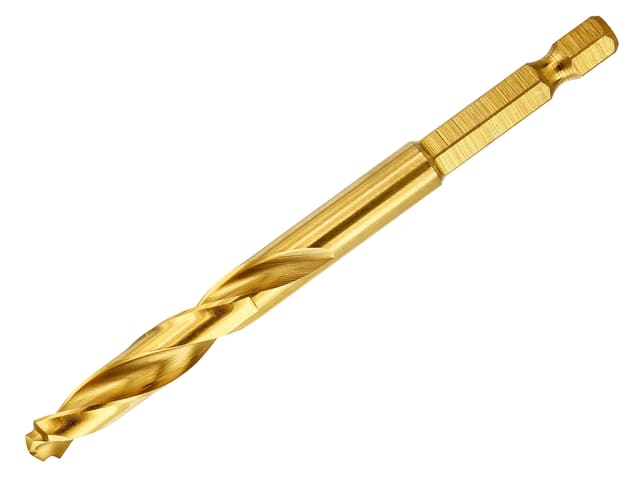 DEWDT50016QZ Impact Titanium Drill Bit 10.0mm OL:102mm WL:50mm