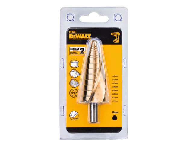 DEWDT5031QZ Extreme Step Drill Bit 20-34mm