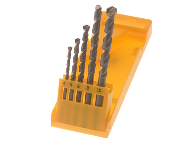 DEWDT6952QZ Masonry Drill Set. 5 Piece
