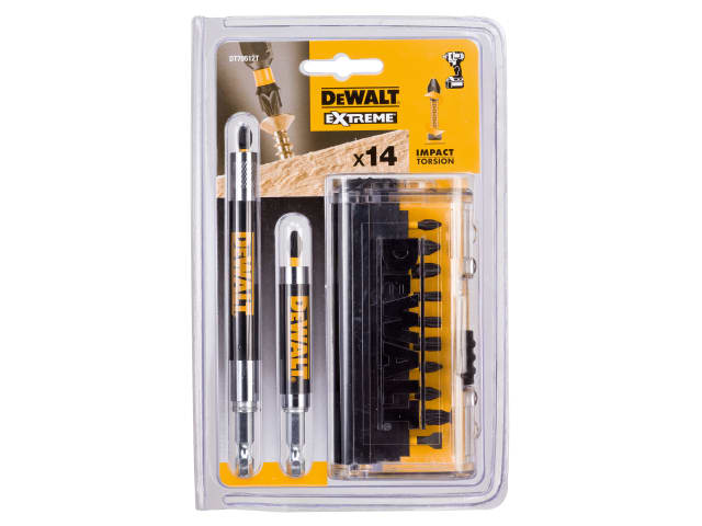 DEWDT70512T DT70512T Impact Torsion Screwdriver Bit Set, 14 Piece