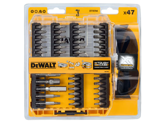 DEWDT70704QZ DT70704 Screwdriving Set, 47 Piece + Safety Glasses
