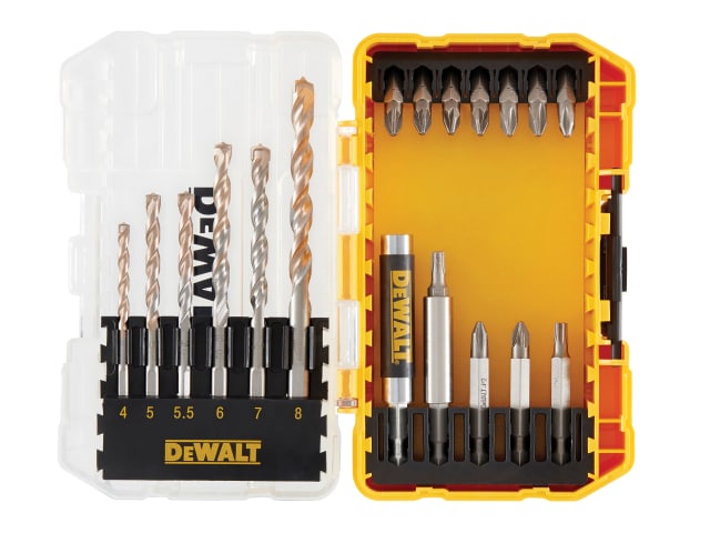 DEWDT70712QZ DT70712 Extreme Masonry Drill Drive Set, 19 Piece