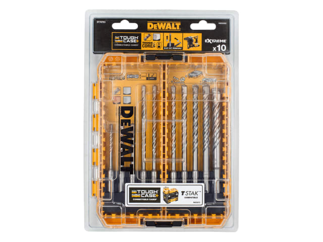 DEWDT70753QZ SDS Plus Extreme 2® Drill Bit Set, 10 Piece