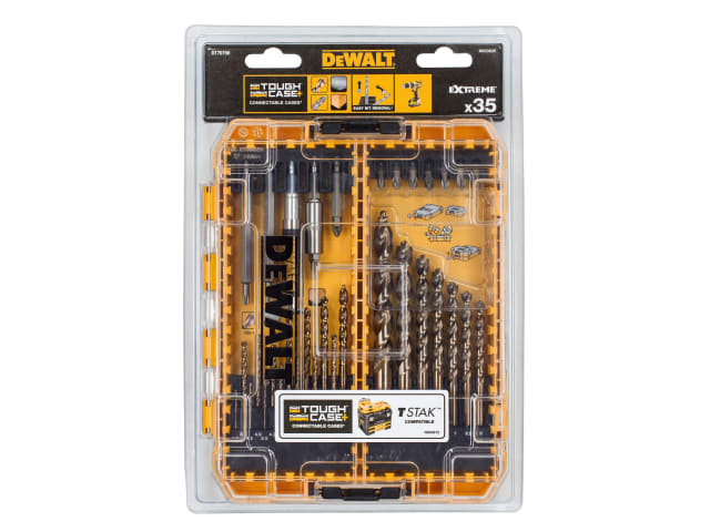 DEWDT70756QZ DT70756 Mixed Drill & Bit Set, 35 Piece