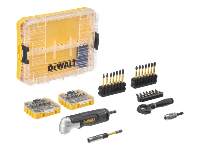 DEWDT70775QZ DT70775 Mix Bit Set with Right-Angle Attachment, 80 Piece