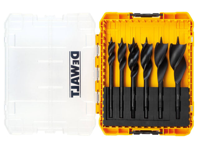 DEWDT90238QZ DT90238 Extreme Tri-Flute Spade Bit Set, 6 Piece