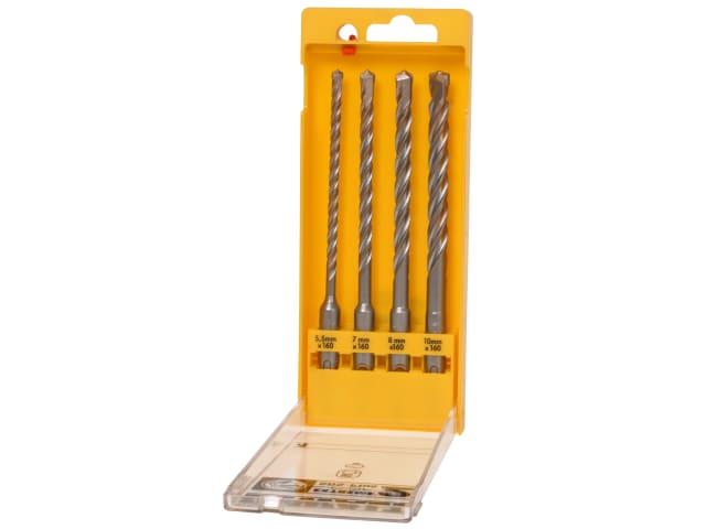DEWDT9702QZ SDS Plus EXTREME 2® Drill Bit Set, 4 Piece