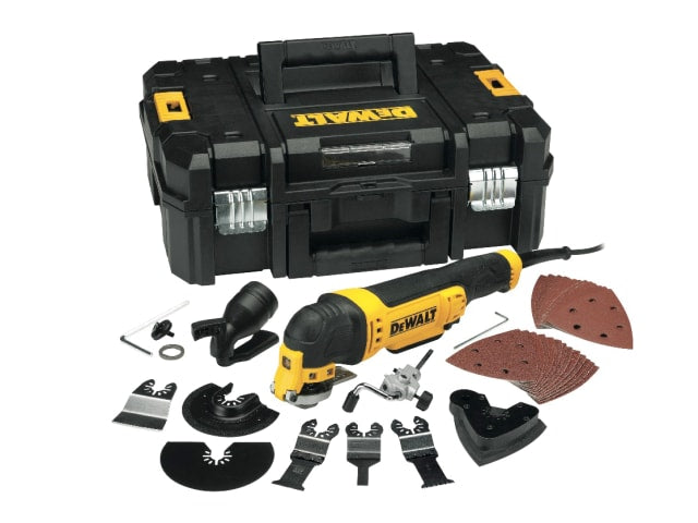 DEWDWE315KT DWE315KT Multi-Tool Quick Change Kit & TSTAK 300W 240V