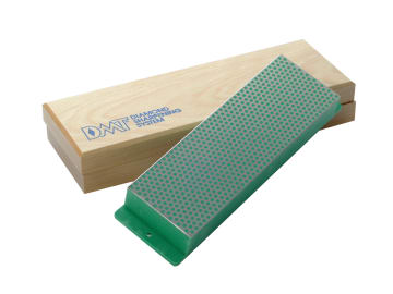 DMTW8E Diamond Whetstone 200mm Wooden Box Green 1200 Grit Extra Fine