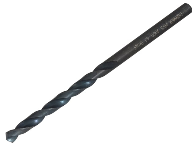 DORA100410 A100 HSS Jobber Drill Bit 4.10mm OL:75mm WL:43mm