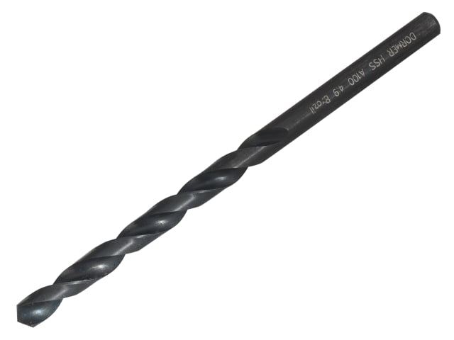 DORA100490 A100 HSS Jobber Drill Bit 4.90mm OL:86mm WL:52mm