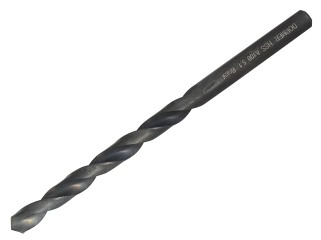 DORA100510 A100 HSS Jobber Drill Bit 5.10mm OL:86mm WL:52mm